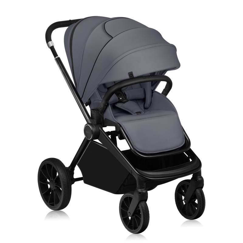 Lionelo Mika Plus 3in1 Grey Stone — Multi-function pram