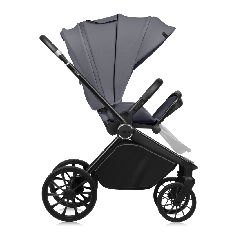 Lionelo Mika Plus 3in1 Grey Stone — Multi-function pram