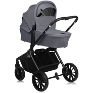 Lionelo Mika Plus 3in1 Grey Stone — Multi-function pram