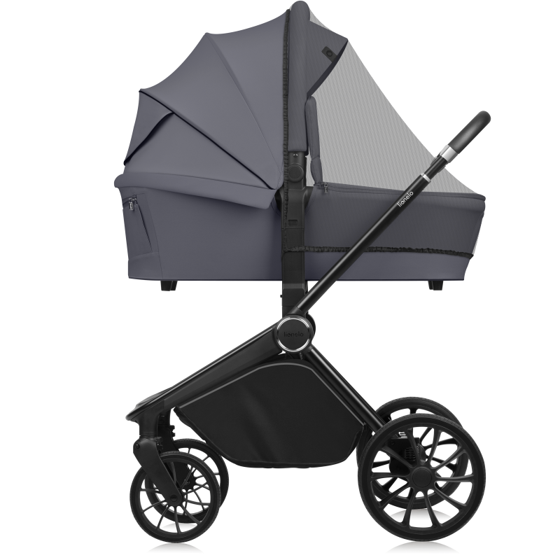 Lionelo Mika Plus 3in1 Grey Stone — Multi-function pram