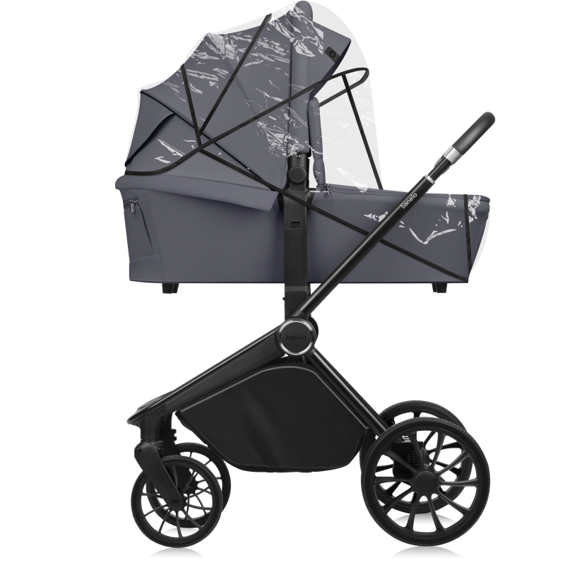 Lionelo Mika Plus 3in1 Grey Stone — Multi-function pram