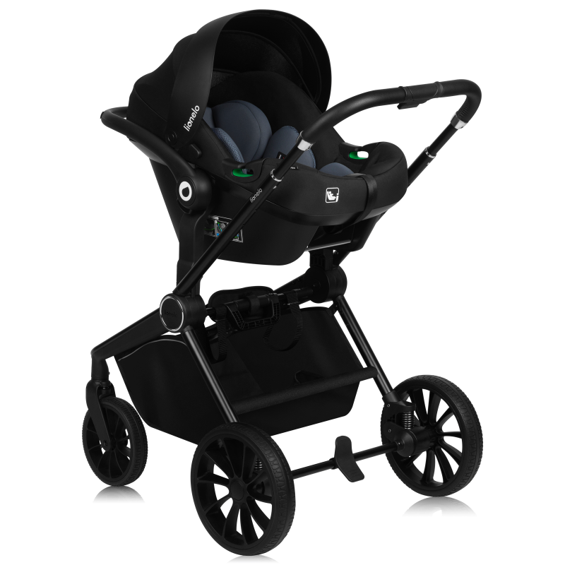 Lionelo Mika Plus 3in1 Grey Stone — Multi-function pram