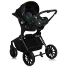 Lionelo Mika Plus 3in1 Grey Stone — Multi-function pram