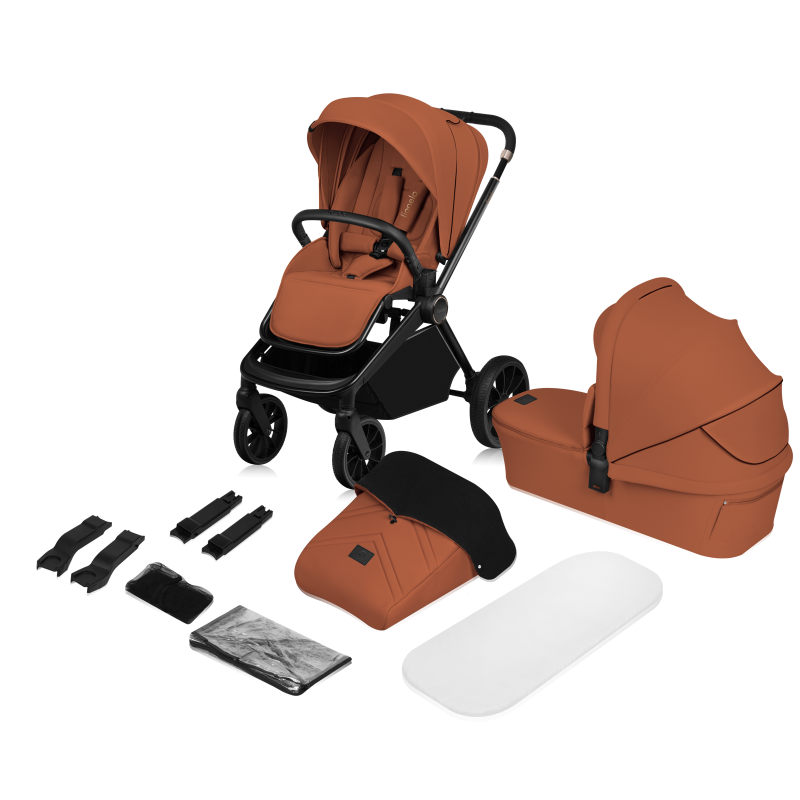 Lionelo Mika Plus 2in1 Brown Rust — Multi-function pram