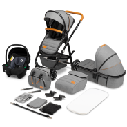 Lionelo Amber 3in1 Grey Stone — Multi-function pram