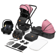 Lionelo Amber 3in1 Pink Rose — Multi-function pram