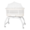 Lionelo Coral White — Cot-cradle with built-in scale function