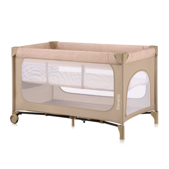 Lionelo Jasmin Easy Fold Beige Sand — Cot 2in1