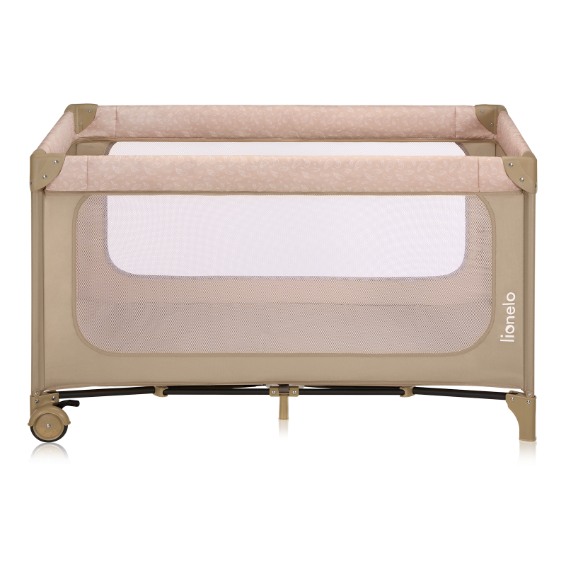 Lionelo Jasmin Easy Fold Beige Sand — Cot 2in1