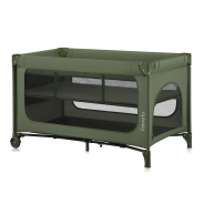 Lionelo Jasmin Easy Fold Green Olive — Cot 2in1