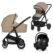 Lionelo Bianka 3in1 Beige Sand — Multi-function pram