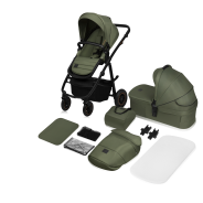 Lionelo Amber Plus 2-in-1 Green Forest — Multi-function pram