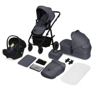 Lionelo Amber Plus 3-in-1 Grey Graphite — Multi-function pram