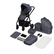 Lionelo Amber Plus 2-in-1 Grey Graphite — Multi-function pram