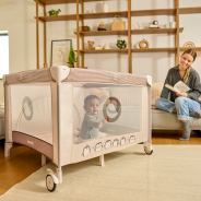 lionelo Bonnie Beige Sand — Baby playpen