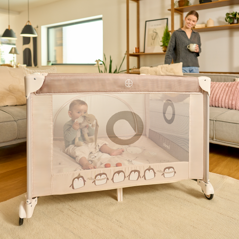 lionelo Bonnie Grey Scandi — Baby playpen