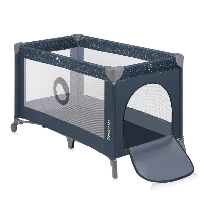 Lionelo Stefi Blue Grey — Cot 2in1