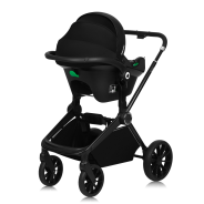 Lionelo Mika Plus 3in1 Black Onyx — Multi-function pram