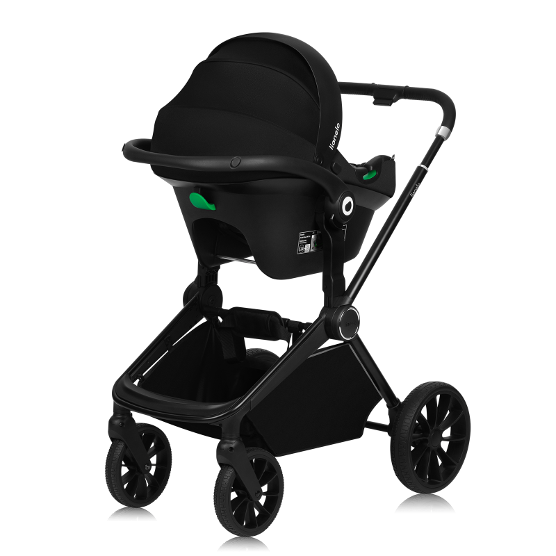 Lionelo Mika Plus 3in1 Black Onyx — Multi-function pram