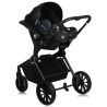 Lionelo Mika Plus 3in1 Black Onyx — Multi-function pram