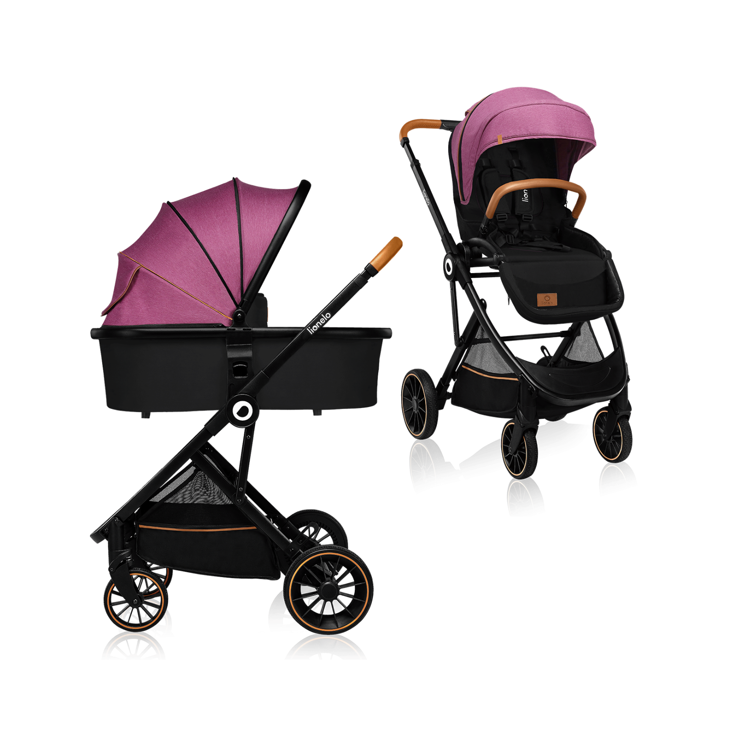 Lionelo Riya 2 in 1 Violet — Multi-function pram