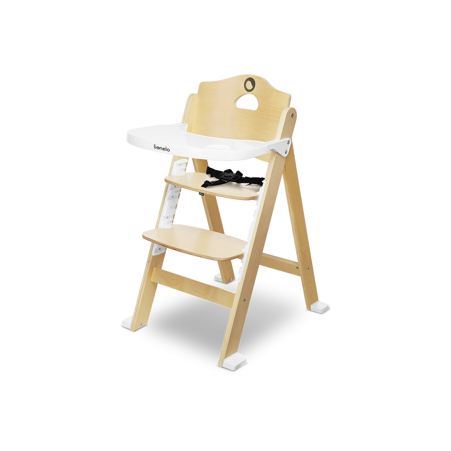 Lionelo Floris White Natural — High chair