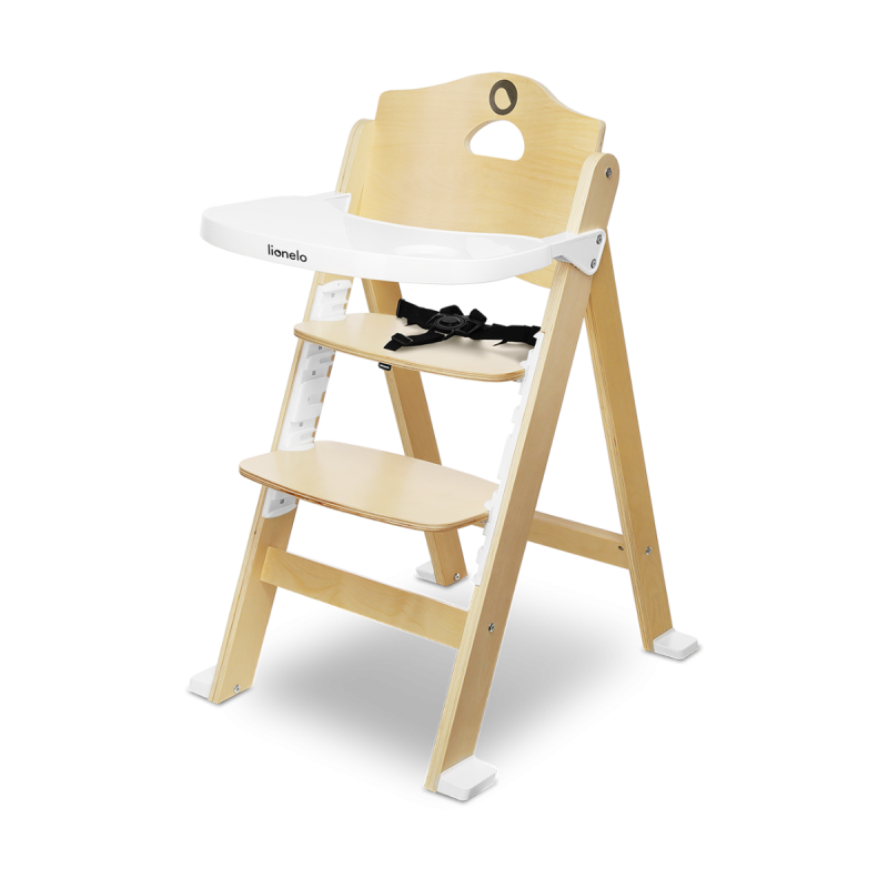 Lionelo Floris White Natural — High chair