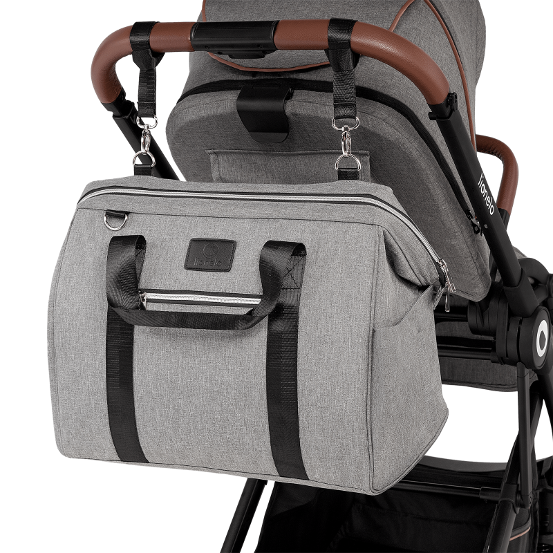 Lionelo Ida Grey Concrete — Pram bag