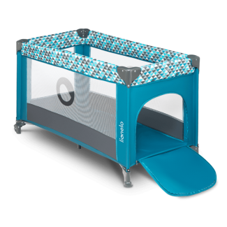 Lionelo Stefi Green Turquoise — Cot 2in1