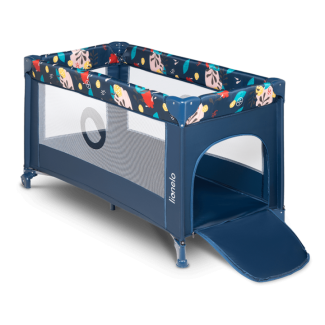 Lionelo Stefi Blue Navy — Cot 2in1