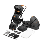 Lionelo Amber 2in1 Grey Graphite — Multi-function pram