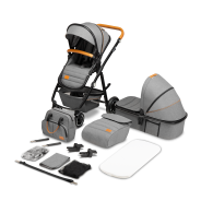 Lionelo Amber 2in1 Grey Stone — Multi-function pram