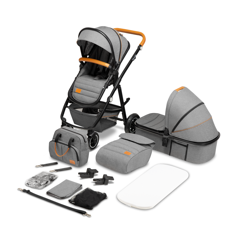 Lionelo Amber 2in1 Grey Stone — Multi-function pram