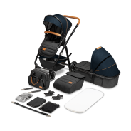 Lionelo Amber 2in1 Blue Navy — Multi-function pram