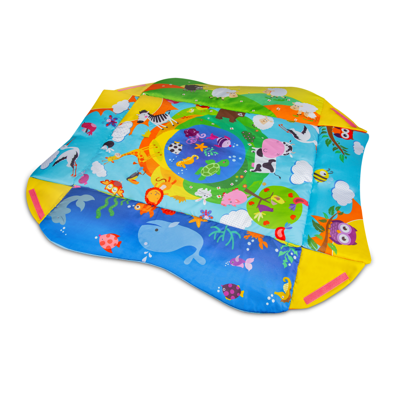 Lionelo Anika Plus Blue Yellow — Playmat