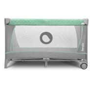 Lionelo Flower Turquoise — Cot 2in1