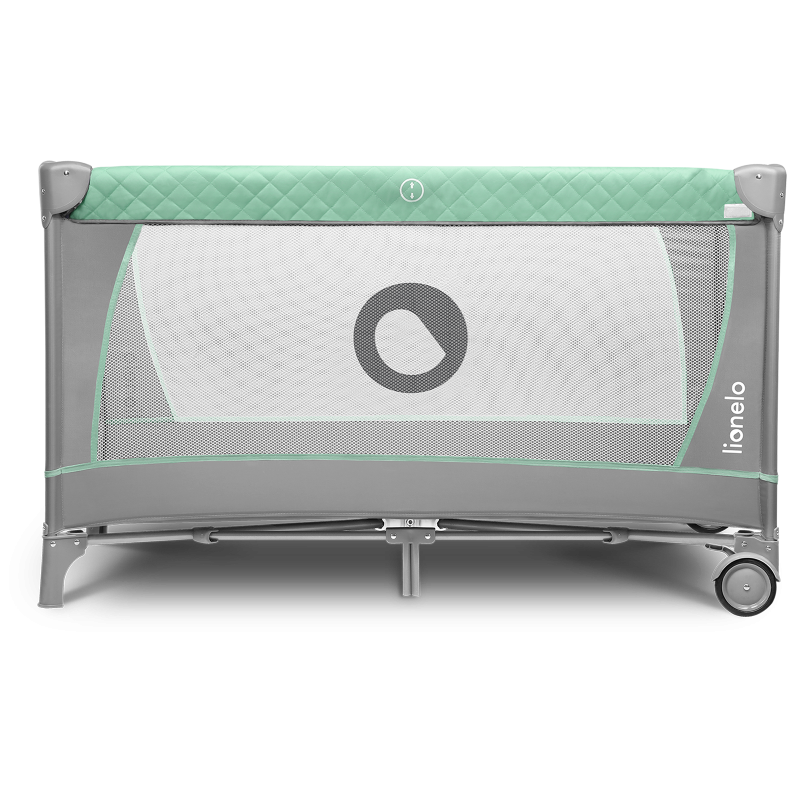 Lionelo Flower Turquoise — Cot 2in1