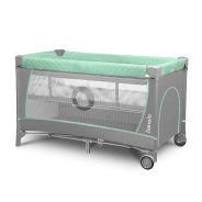 Lionelo Flower Turquoise — Cot 2in1