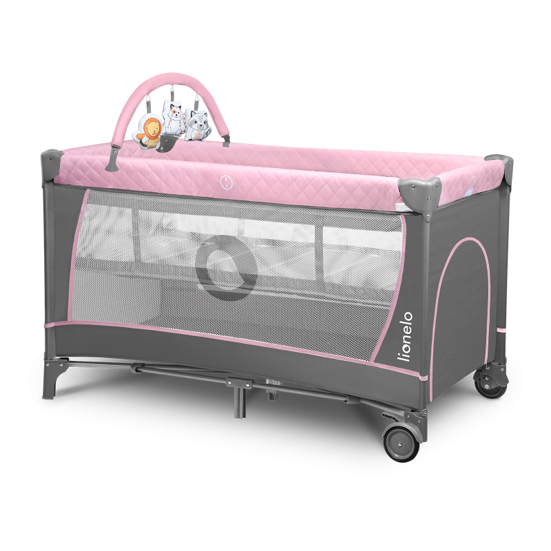 Lionelo Flower Flamingo — Cot 2in1