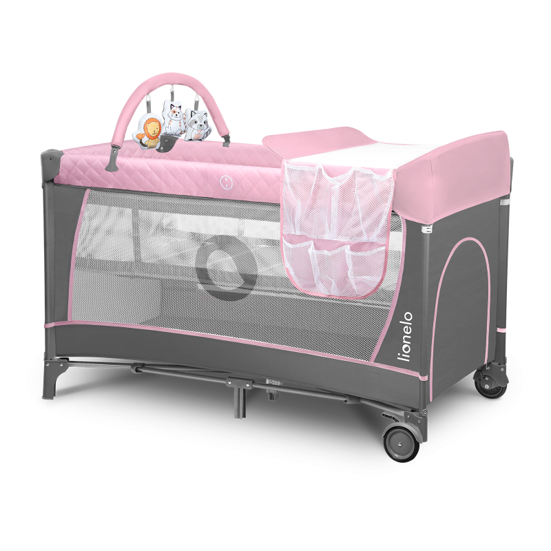 Lionelo Flower Flamingo — Cot 2in1