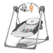 Lionelo Otto Cozy Grey — Bouncer - rocker