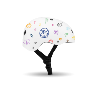 Lionelo Helmet White — Bike helmet