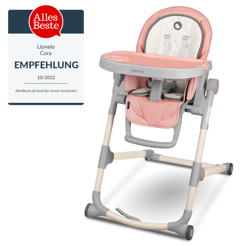 Lionelo Cora Bubblegum — High chair