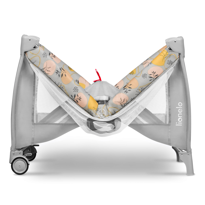 Lionelo Stefi Plus Pink Yellow — Cot 2in1