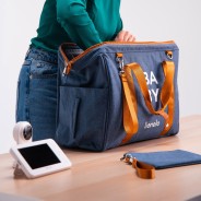 Lionelo Ida Blue Denim — Pram bag