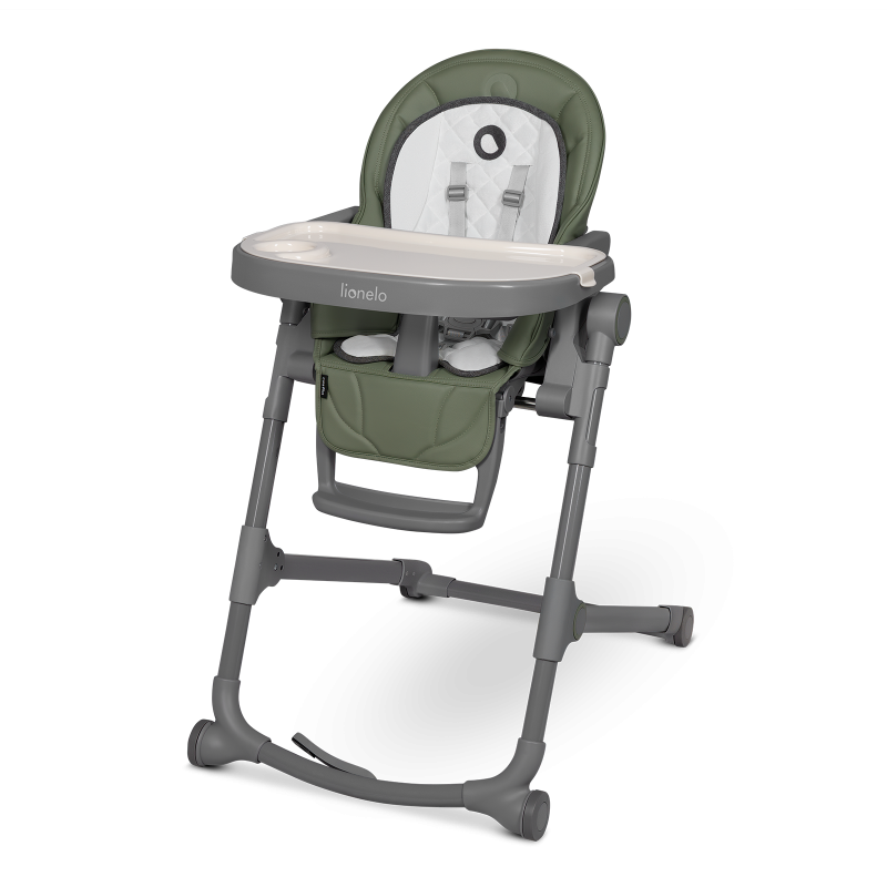 Lionelo Cora Plus Green Olive — High chair 2-in-1