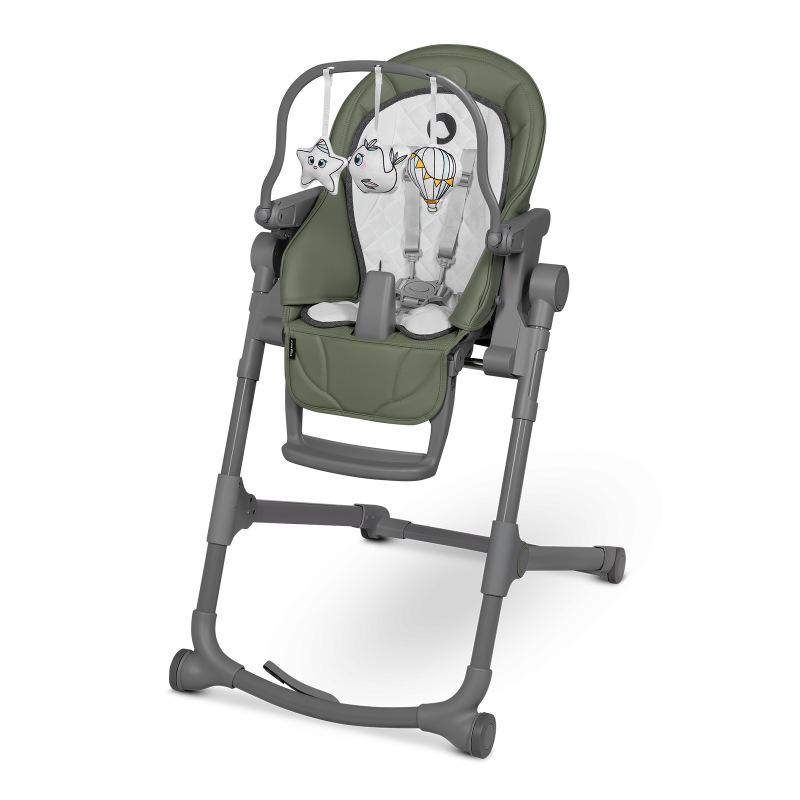 Lionelo Cora Plus Green Olive — High chair 2-in-1