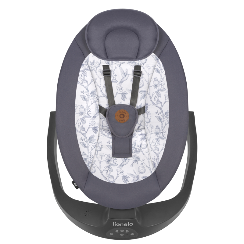 Lionelo Ralf Grey White — Bouncer-rocker