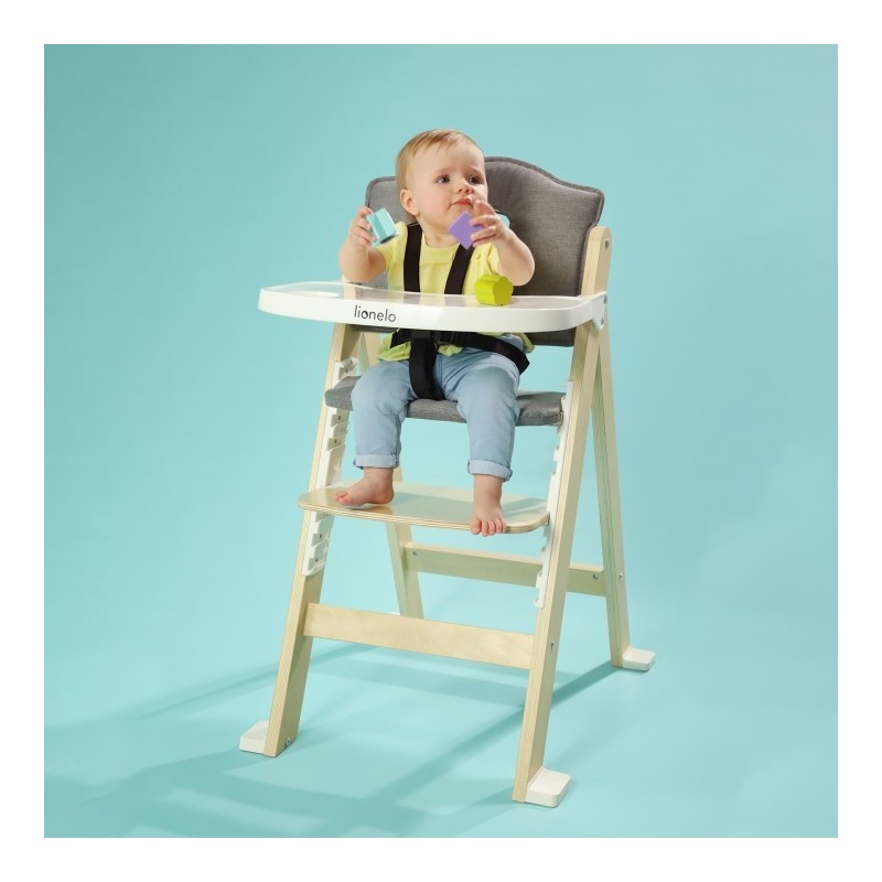 Lionelo Floris Grey Stone — High chair