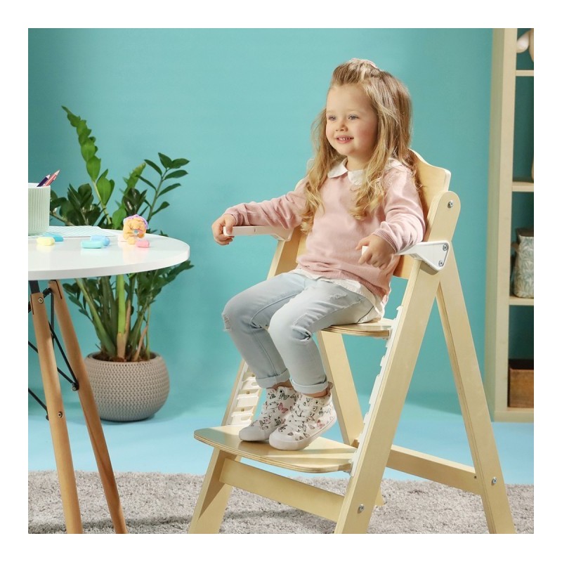 Lionelo Floris White Natural — High chair